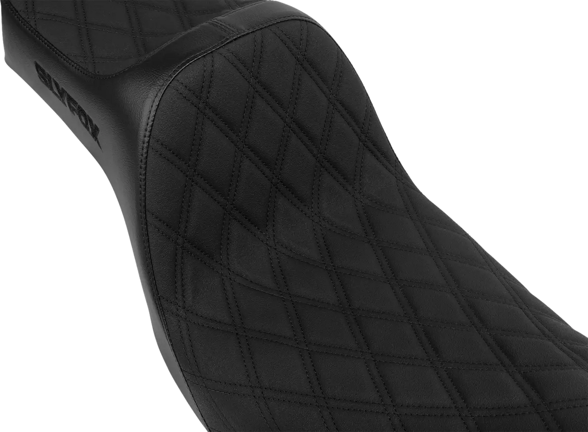 Slyfox High Noon Seat Black Diamond Stitch for Dyna 2006-2017