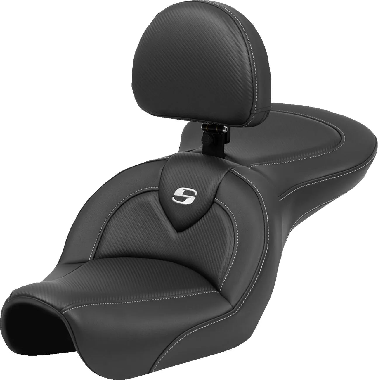 Saddlemen Roadsofa Carbon Fiber Seat - For Harley Davidson