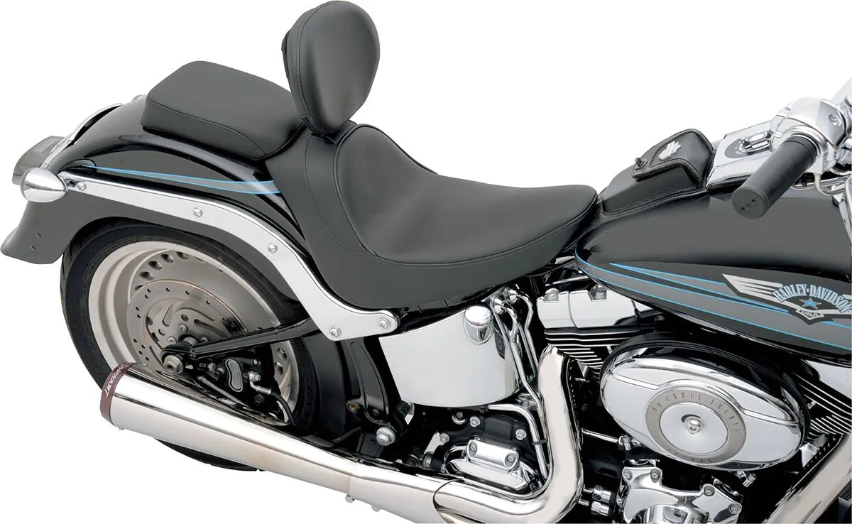 Drag Specialties Backrest Compatible Solo Seat - For Harley Davidson