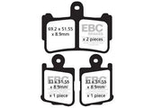 Ebc Fa-hh Series Spiekane Klocki Hamulcowe - Przód