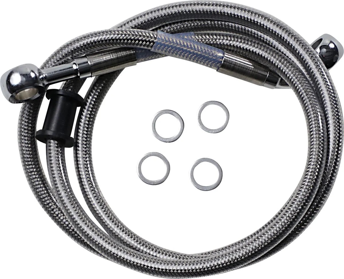 Zestaw przewodów hamulcowych ze stali nierdzewnej Drag Specialties 45,25"
