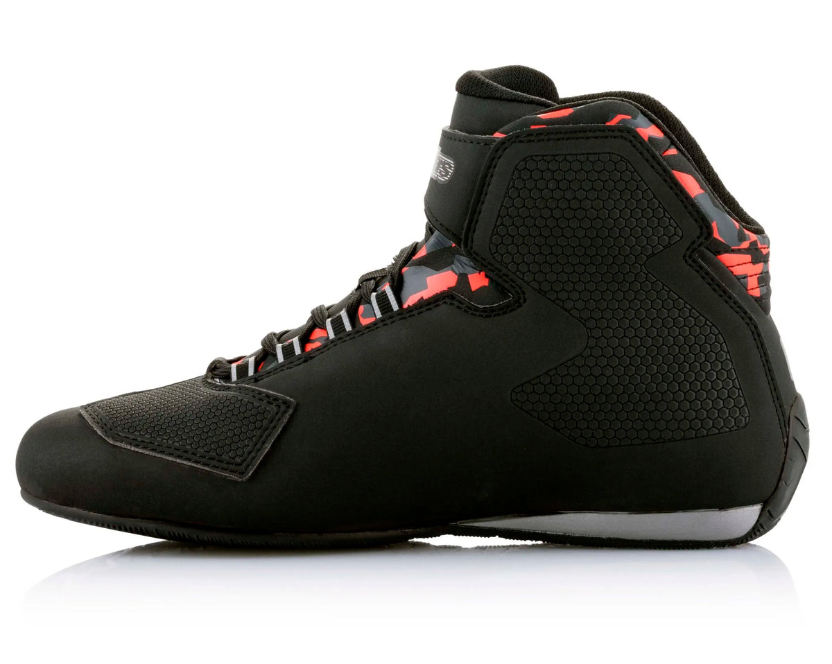 Alpinestars Sektor Waterproof Shoes Black Gray Red