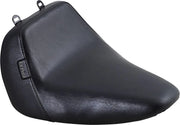 Le Pera Bare Bones Solo Seat - Black - For Harley Davidson