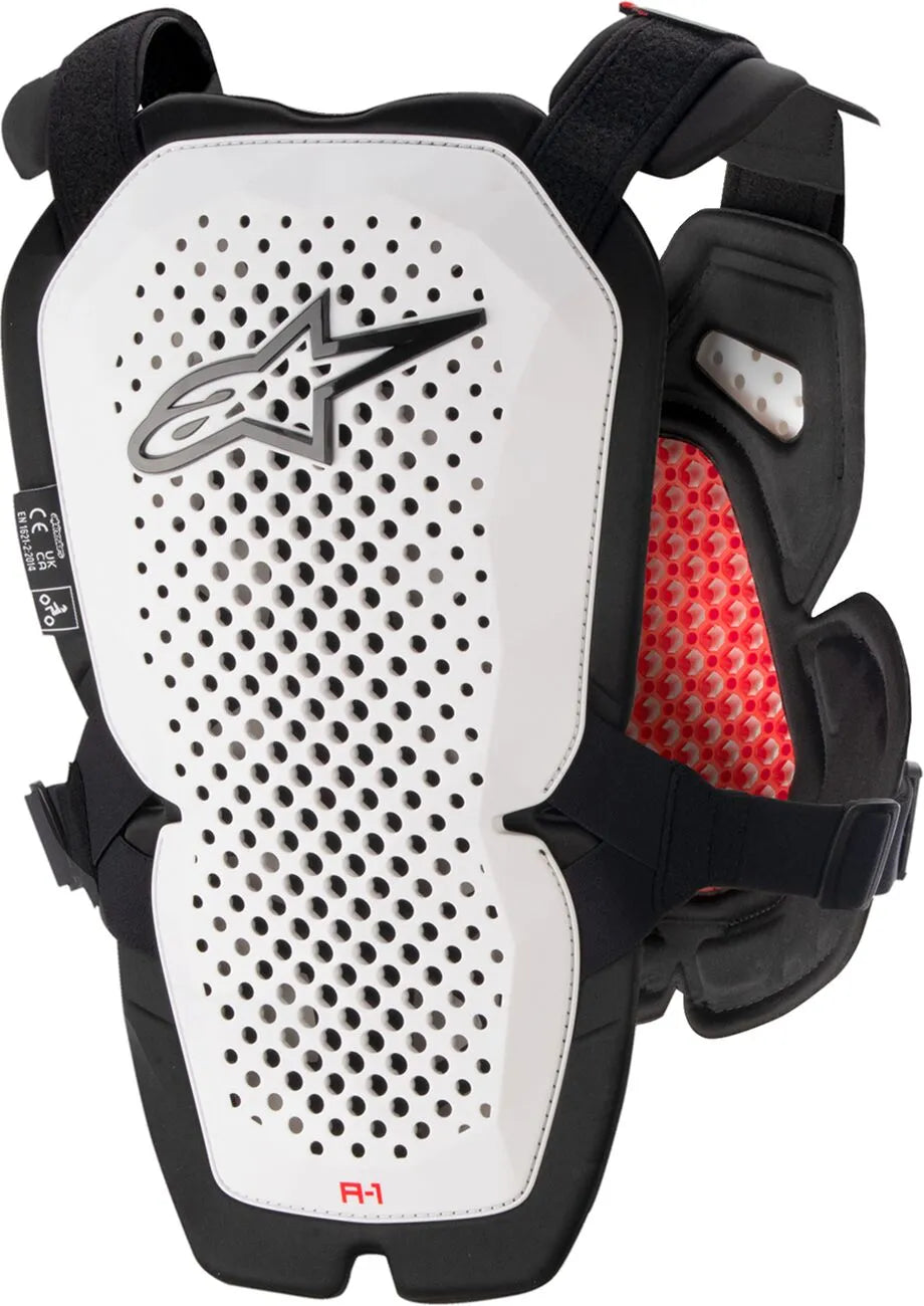 Alpinestars a-1 Pro Chest Guard White Black Red