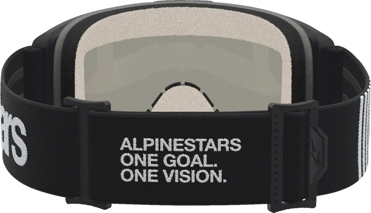 Alpinestars Vision 5 Hone Goggles Black White Mirror Mirror-Gold
