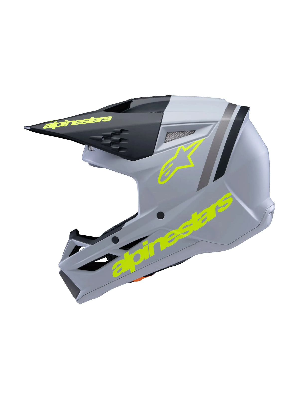 Alpinestars SM3 Radium Youth Helmet Gray Black Yellow