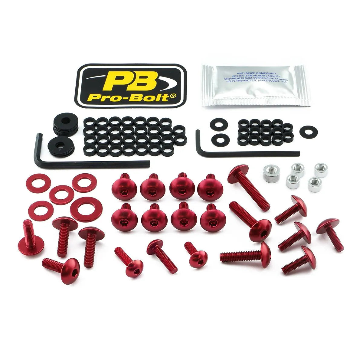 Pro Bolt Aluminium Fairing Bolt Kit For Kawasaki