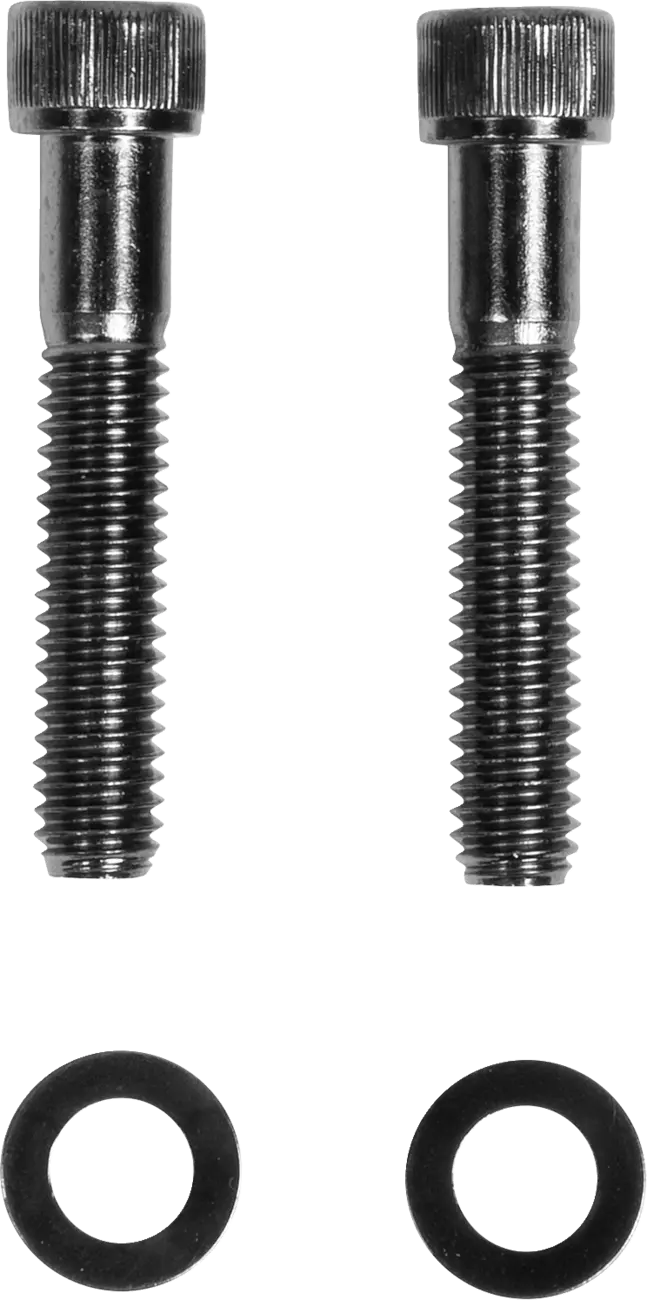 Drag Specialties M8 Starter Bolt Kit Black/Chrome Harley Davidson