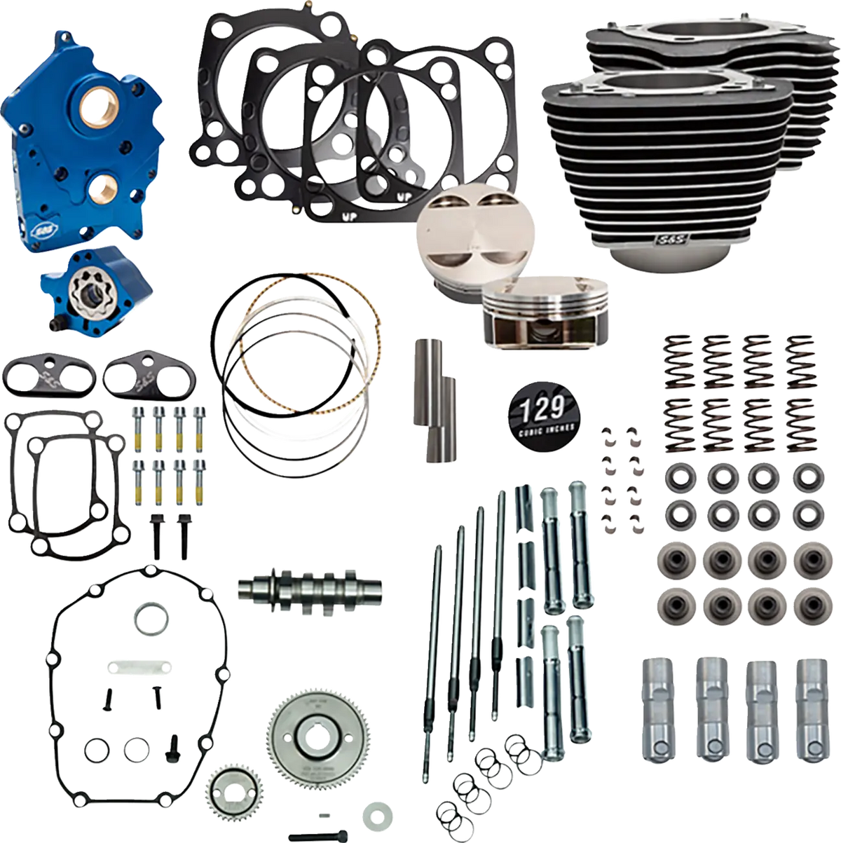 S&S Cycle 129" Big Bore Power Package for M8 VVT Models