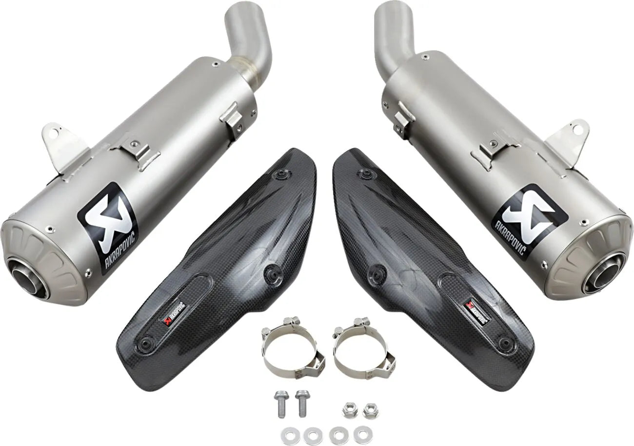 Tytanowa końcówka wydechu Akrapovic Slip-on Line - Homologacja drogowa ECE