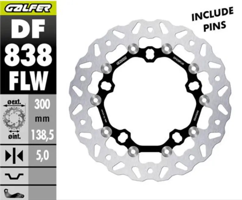 Galfer Floating Wave Two-Piece Brake Rotor 300mm