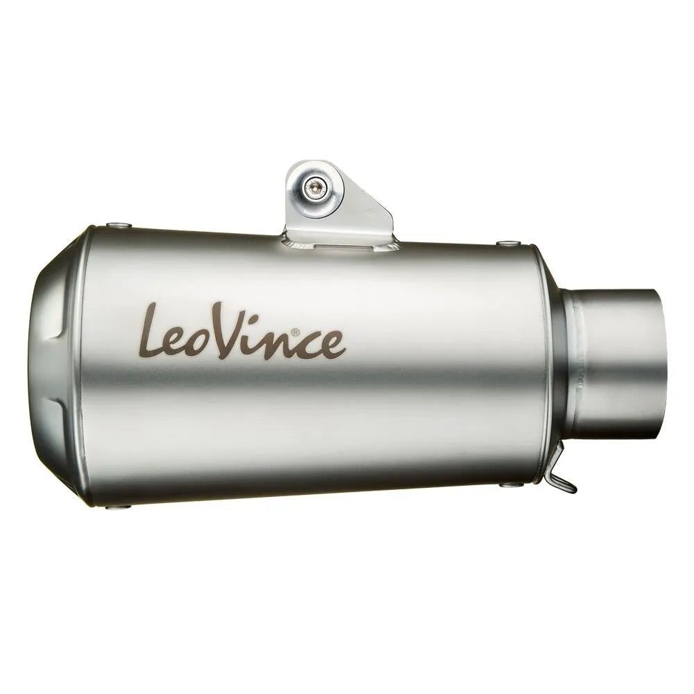 Leovince LV-10 Tłumik Slip-on Ze Stali Nierdzewnej - Homologacja Drogowa ECE