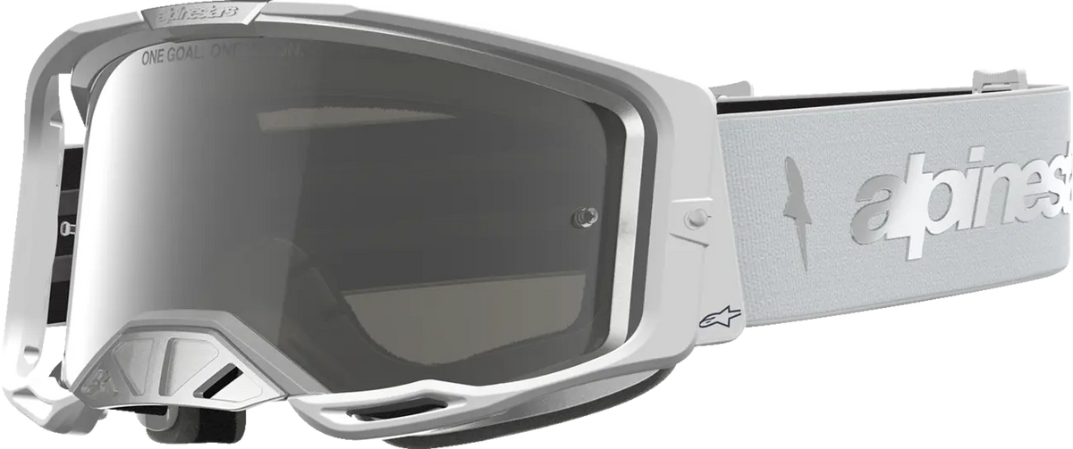 Alpinestars Vision 8 Goggles Amber White Silver Mirror
