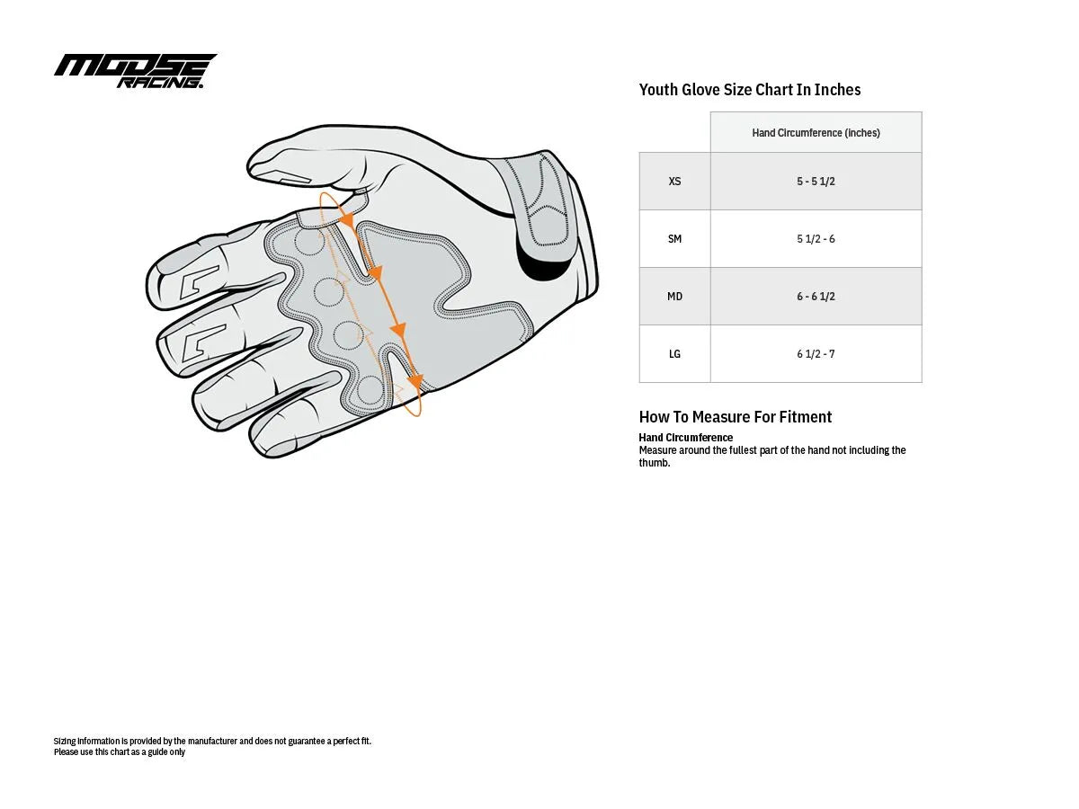 Moose Offroad Youth Sx1™ Gloves - Black/Red/White