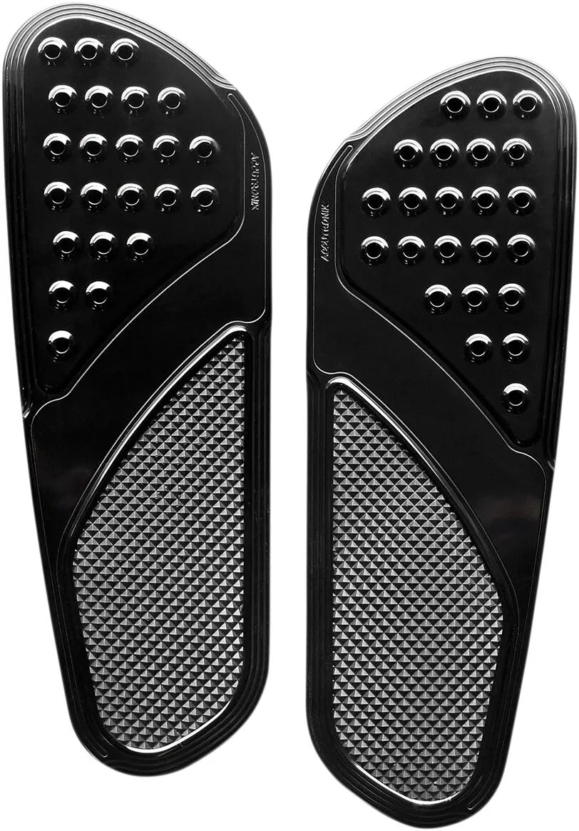 Accutronix Front Floorboards - Black Anodized