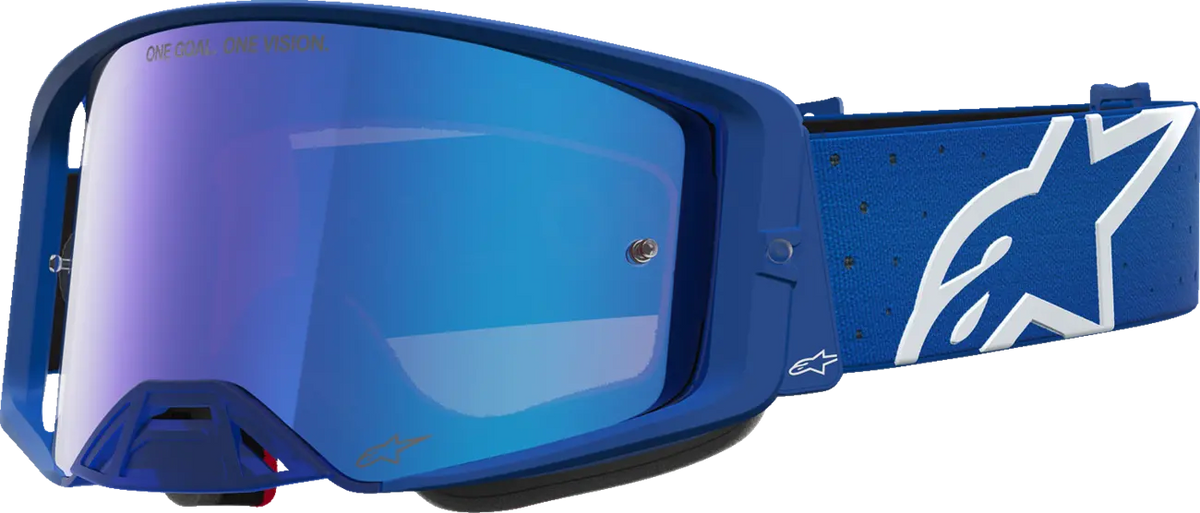 Alpinestars Supertech Vesta Goggle Blithe Blue White Mirror Blue