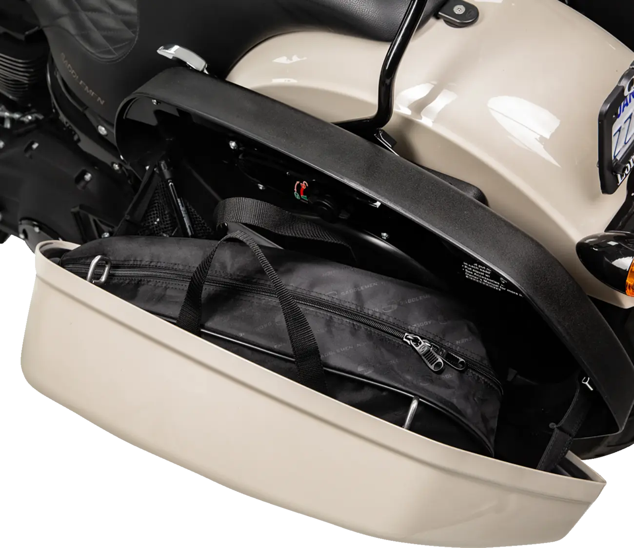 Saddlemen Saddlebag Liners - Soft, Black