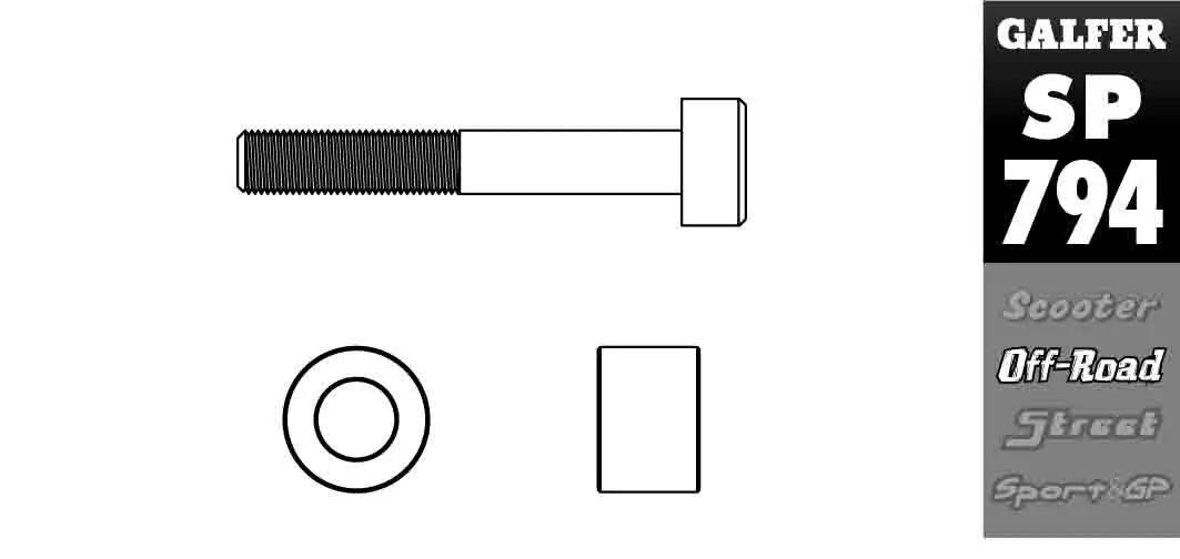 Wspornik Relokacji Zacisku Hamulcowego Galfer Dla Tarcz 260mm