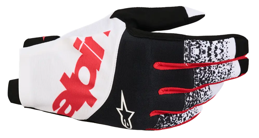 Alpinestars Techstar Gloves Black White Red
