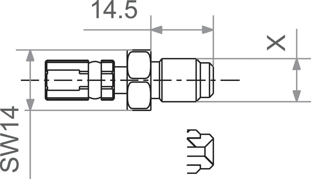 Złączka Trw Varioflex do M10 x 1,0 (japońska) żeńska
