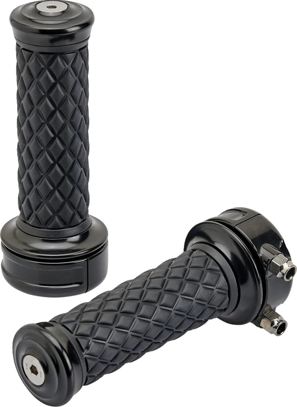 Biltwell Alumicore Grips - Black Aluminum