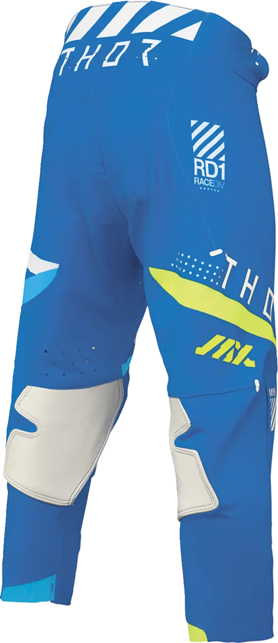 Thor Youth Sportmode Synth Pants - Blue/White/Yellow