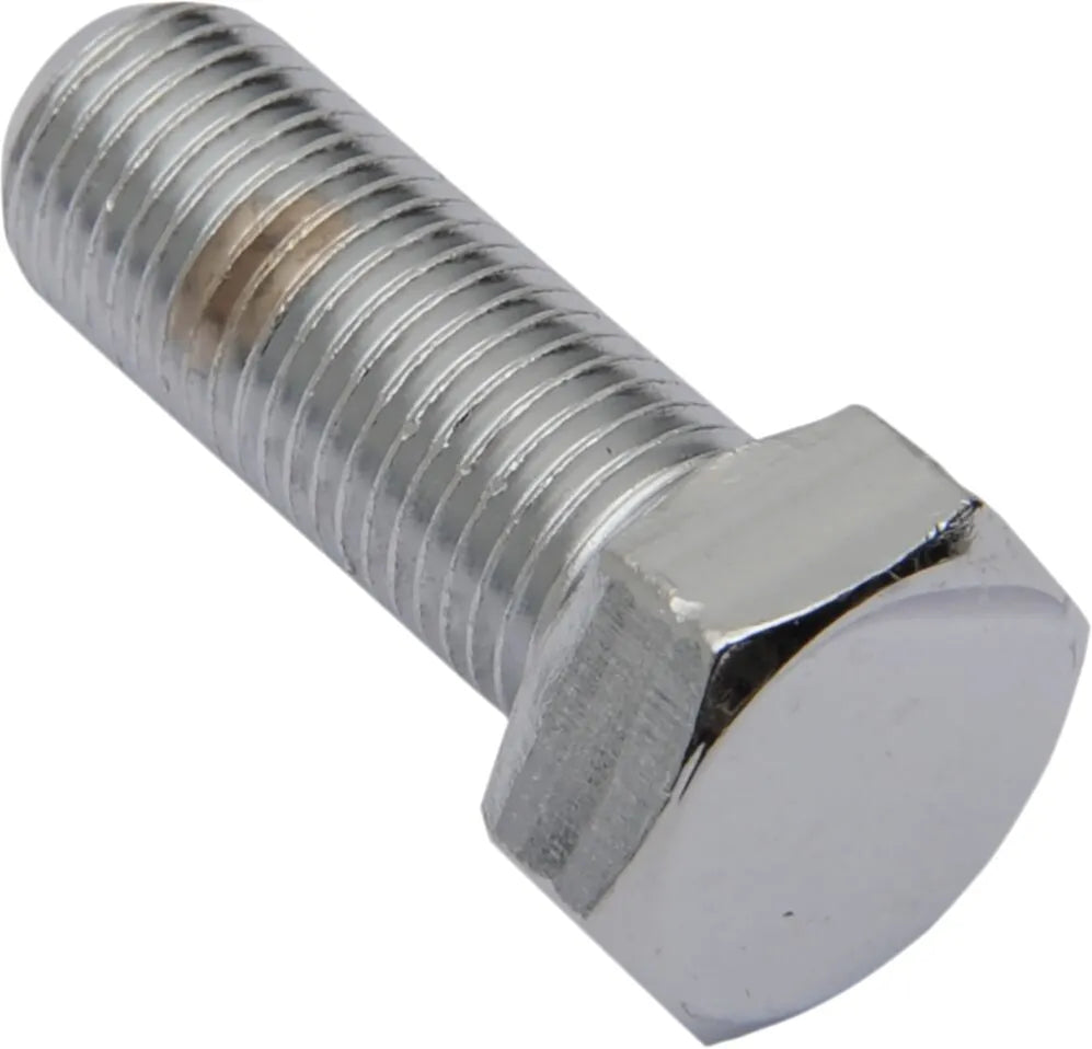 Drag Specialties 3/8-24 x 1" Chrome Fine Thread Hex Head Bolts