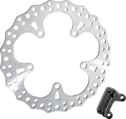 Arlen Ness Jagged Pływająca Tarcza Hamulcowa - 13" Stal Nierdzewna - Przód
