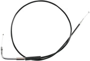 DRAG SPECIALTIES Black Vinyl Throttle Cable 90° Elbow