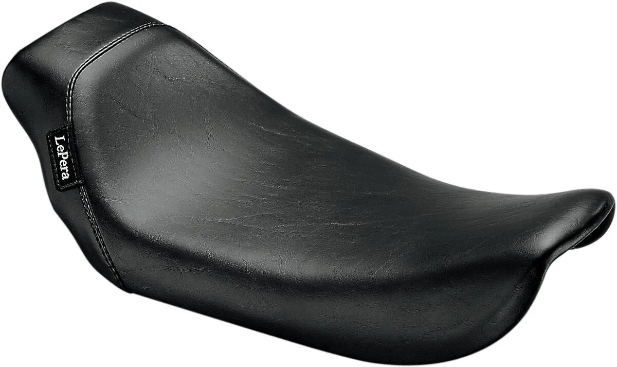 Le Pera Bare Bones Solo Seat - Black - For Harley Davidson
