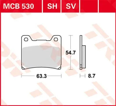 Trw All Round Spiekane Metaliczne Klocki Hamulcowe Zestaw 2 - Przód & Tył