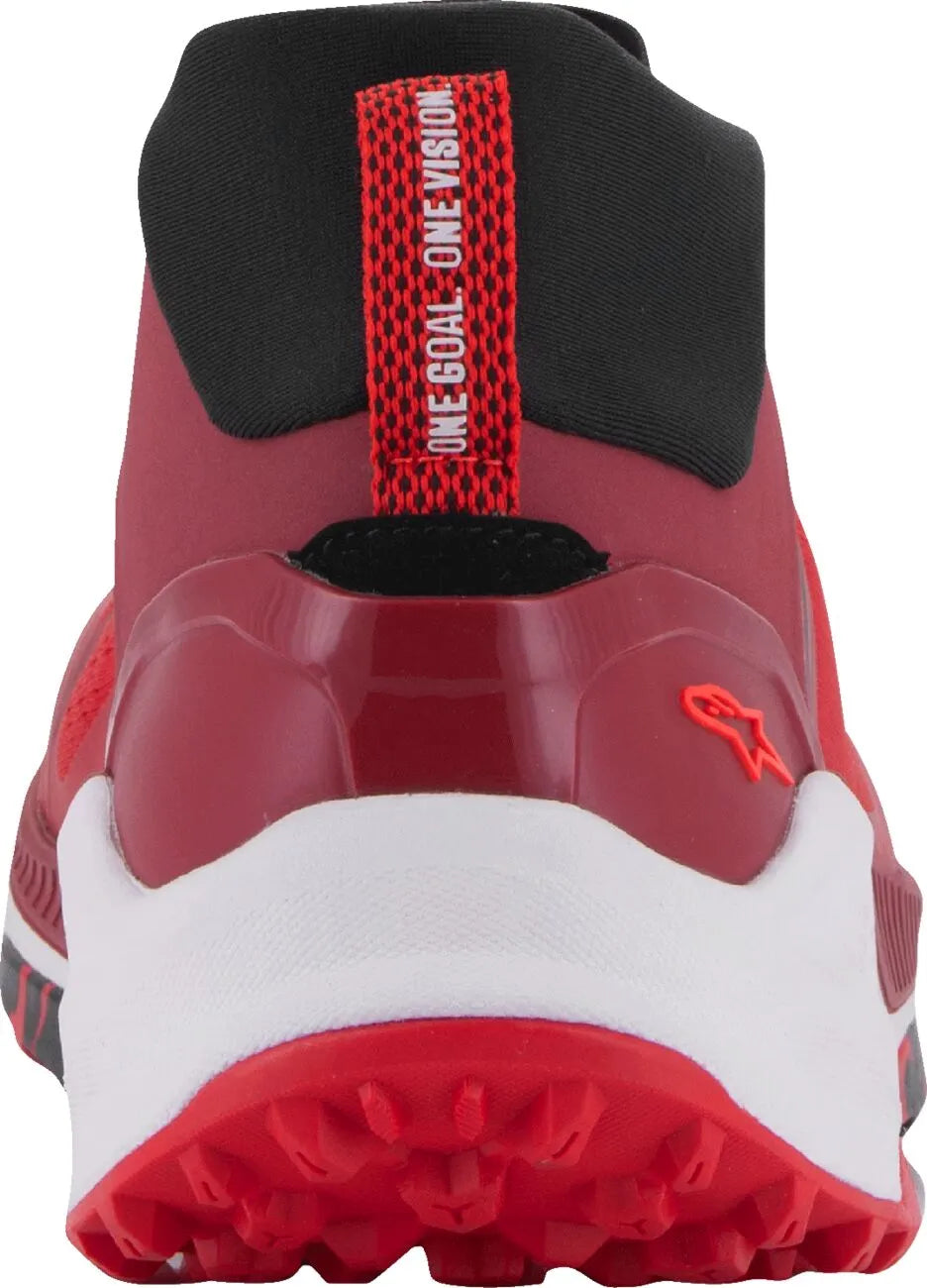 Alpinestars Meta XR V2 Shoes Brown Dark Red White