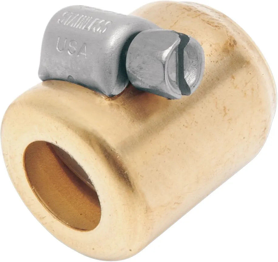 Namz Gold Brass 1/4"-5/16" Hose Clamps for Fuel Line
