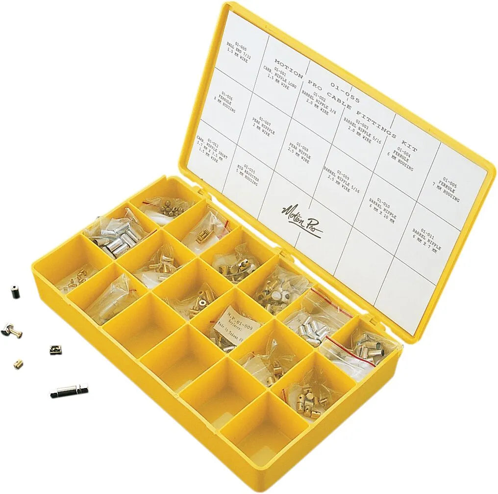 Motion Pro Cable Fitting Kit 195-Piece with Box