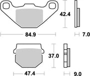 Moto-master Nitro Brake Pads For Mx/enduro - Front & Rear
