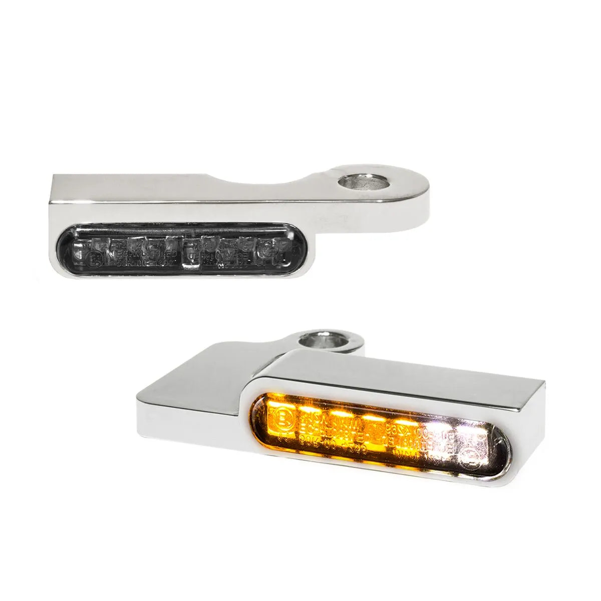 Heinz Bikes Led Handlebar Turn Signals - Chrome