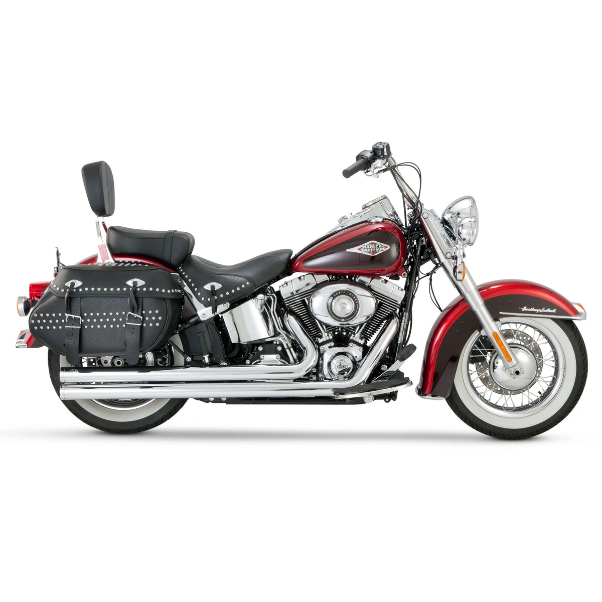 Vance & Hines Big Shots Long Exhaust System Chrome for 86-11