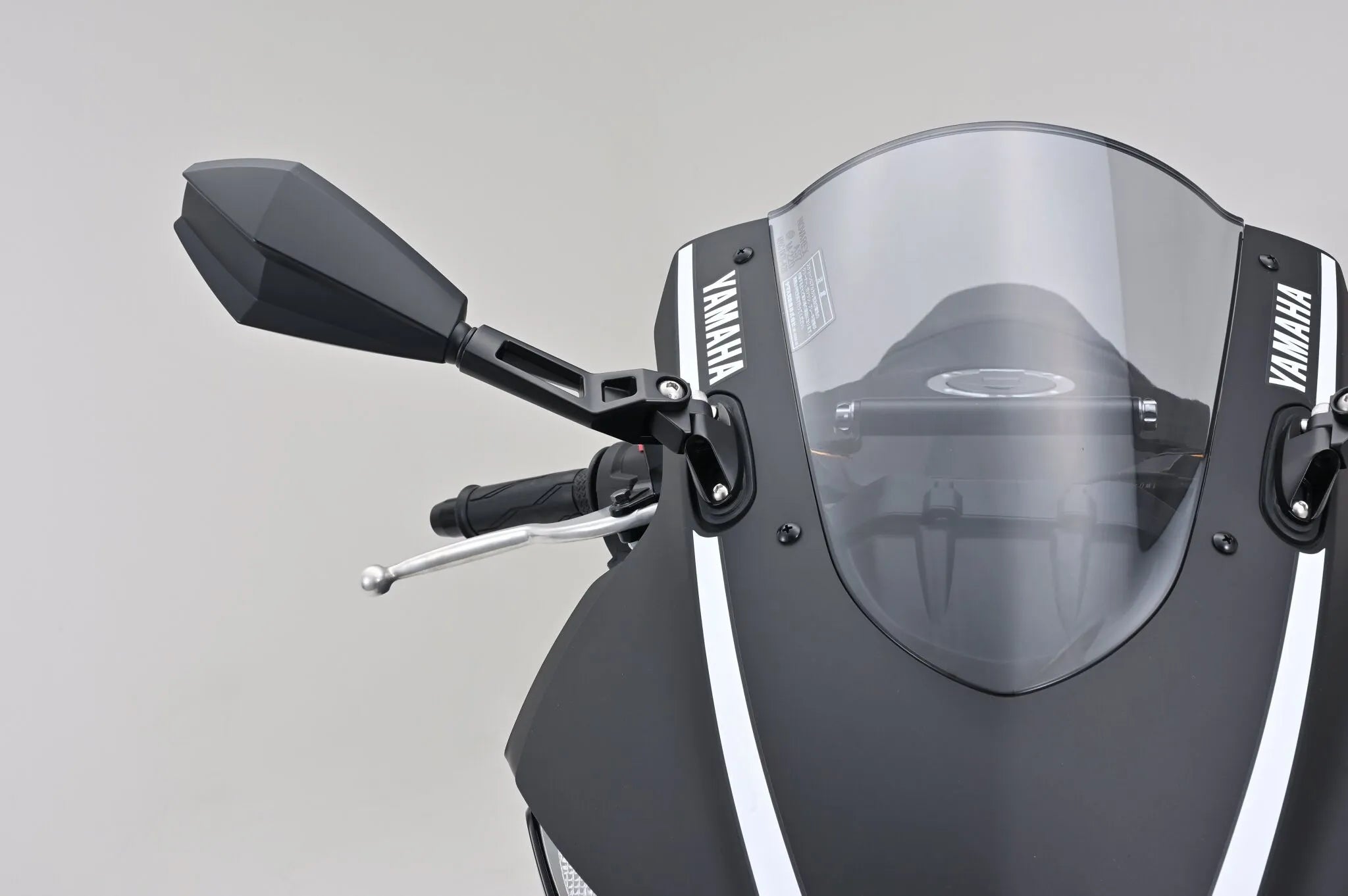 Daytona Aluminum Abs Mirror - Black