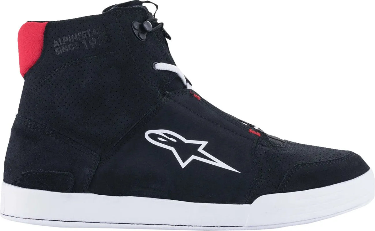 Alpinestars Chrome Shoes Black White Red