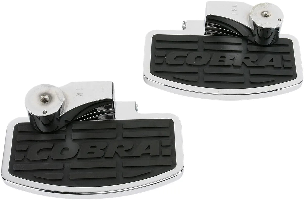 Cobra Classic Floorboard Kit - Chrome/black