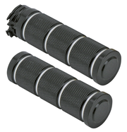 Zodiac Retro Style Knurled Billet Aluminum Grip Sets – Handlebar