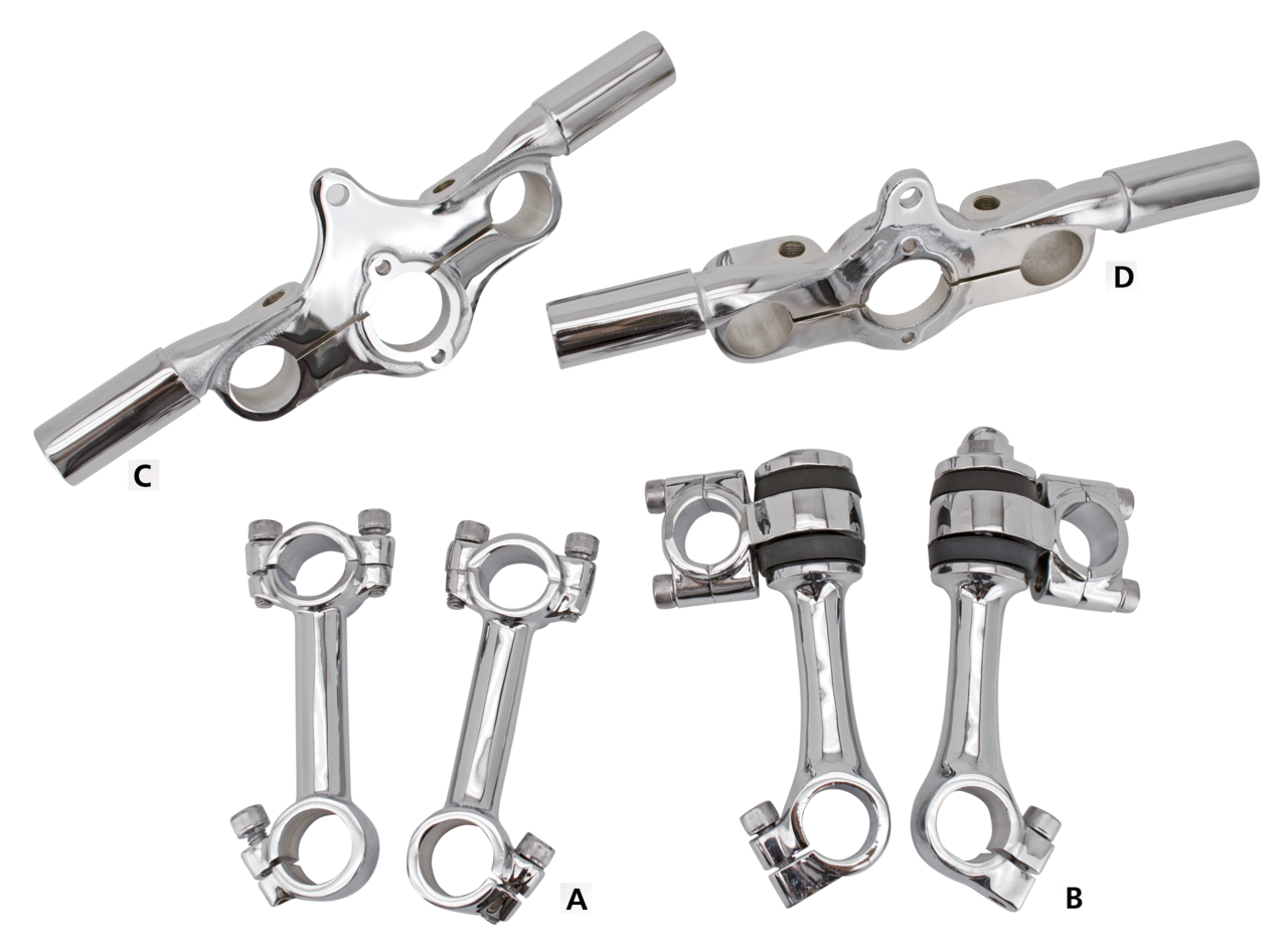 Samwel Supplies Risers and Upper Triple Trees for Early Springer Forks – Front Forks