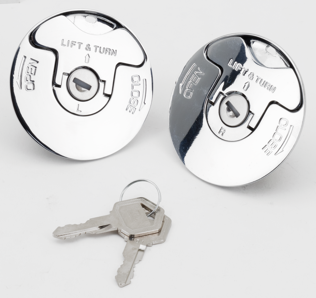 Zodiac Lockable Quick Cam Flush Mount Gas Caps – Gas- & Oil Tank