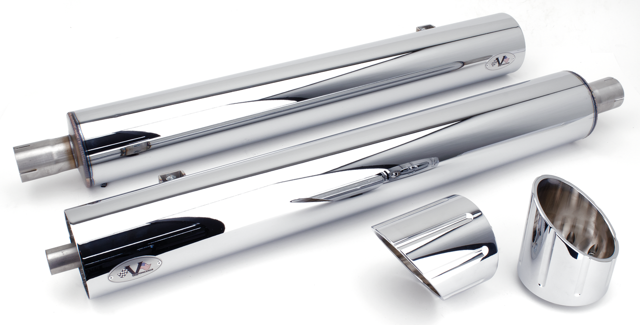 V-Performance Slip-On Mufflers for Indian Powerplus & Thunderstroke – Exhaust