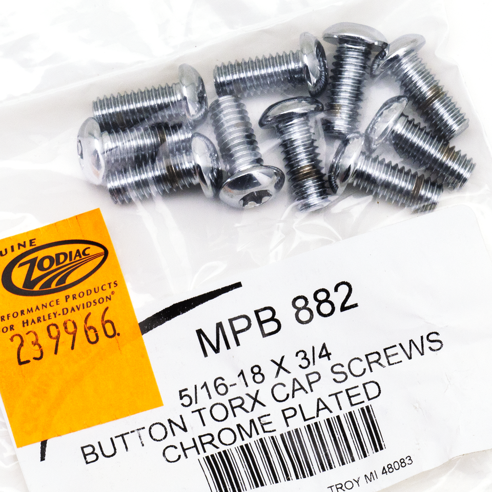 Midwest Acorn Nut Company Chrome Plated Button Head Torx Screw Assortment – Hardware
