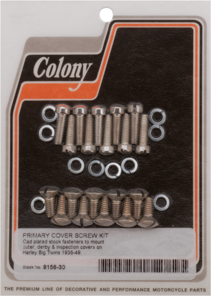 Colony Screw Kits for Tin Primary – Primary & Clutch