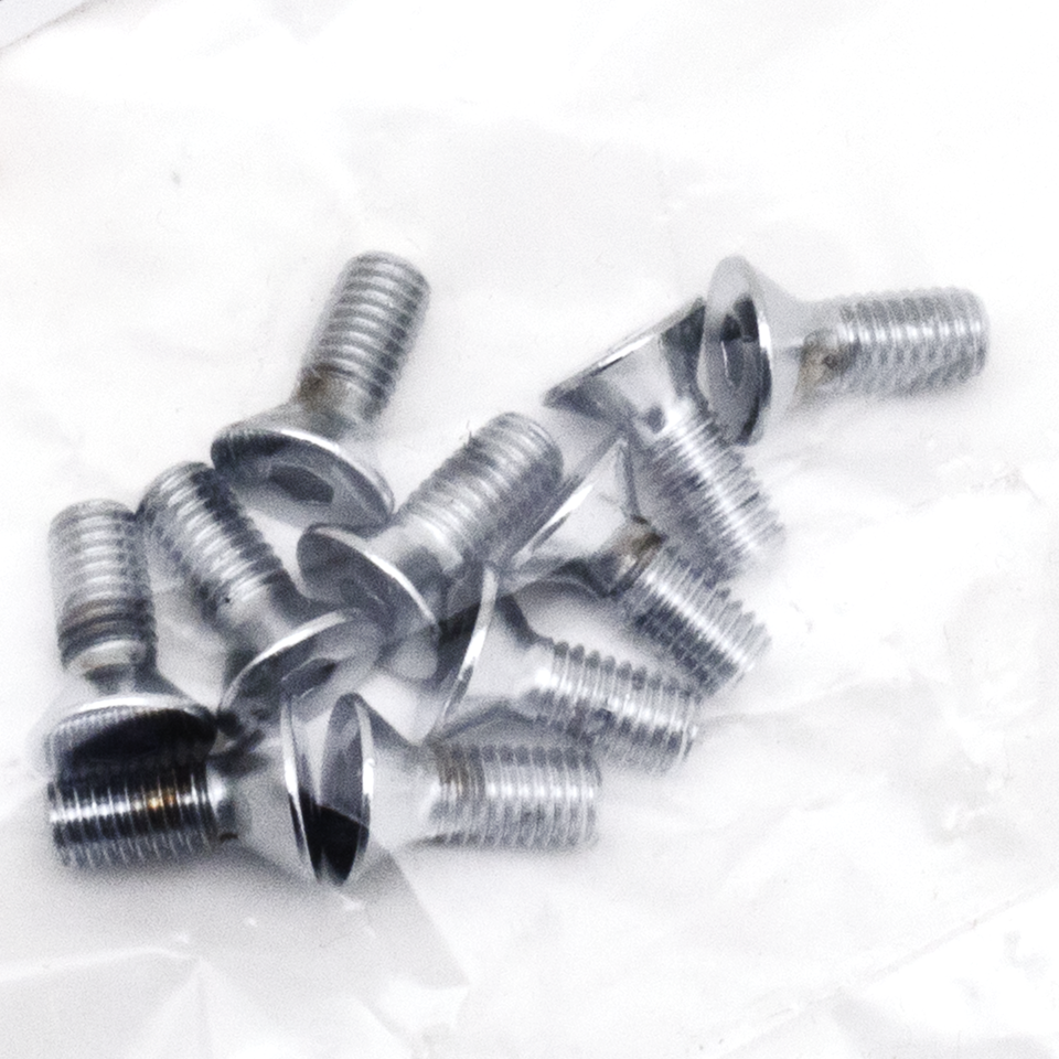 Midwest Acorn Nut Company Chrome Plated Counter Sunk Flat Head Socket Screws – Hardware
