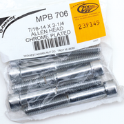 Midwest Acorn Nut Company Chrome Plated 7/16'' Unc Allen Head Screw Assortment – Hardware