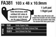 Ebc Front Disc Brake Pads