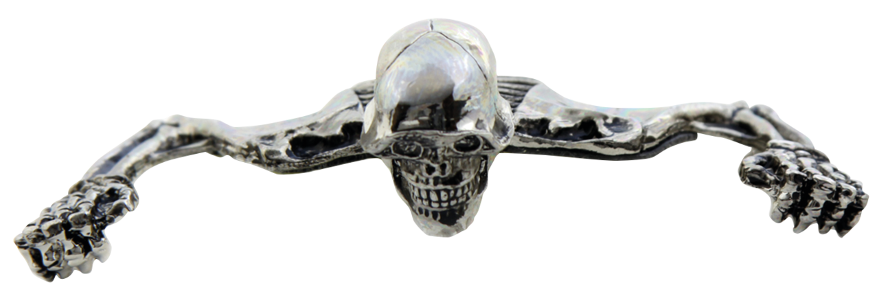 V-Twin Skulled Headlamp Visor Ornament – Electric & Light